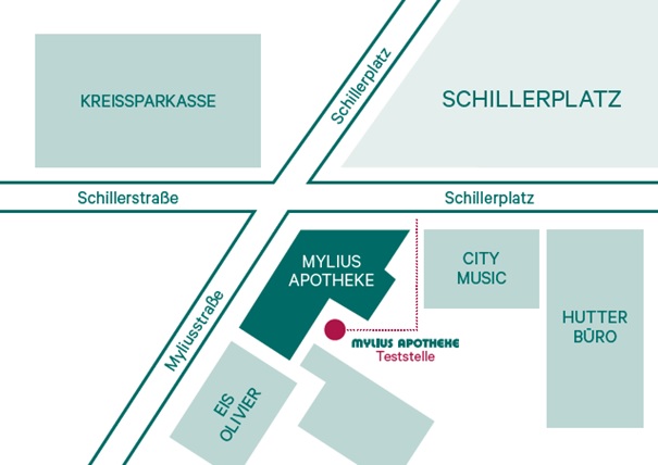 Lageplan Schillerplatz